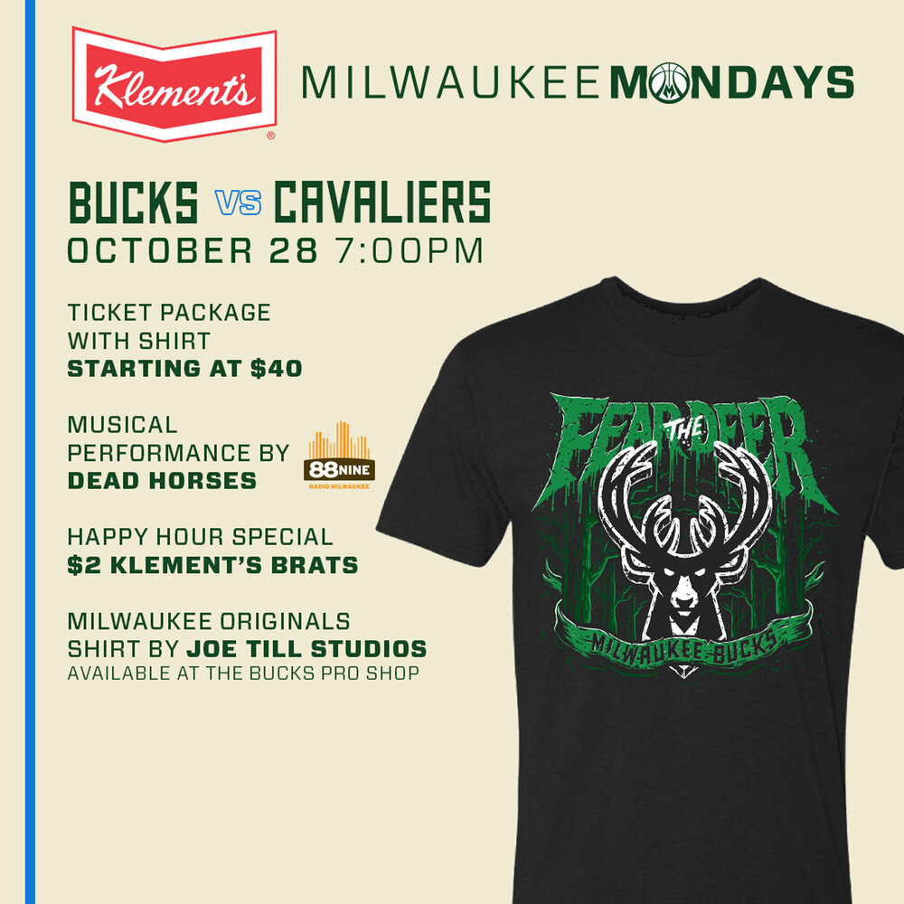 Milwaukee Bucks Fear The Deer T-Shirt - Yesweli