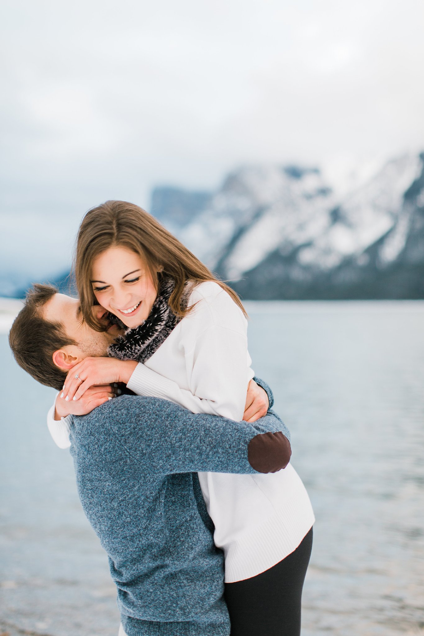 Lake Minnewanka Banff Engagement Photographers Wedding Photography