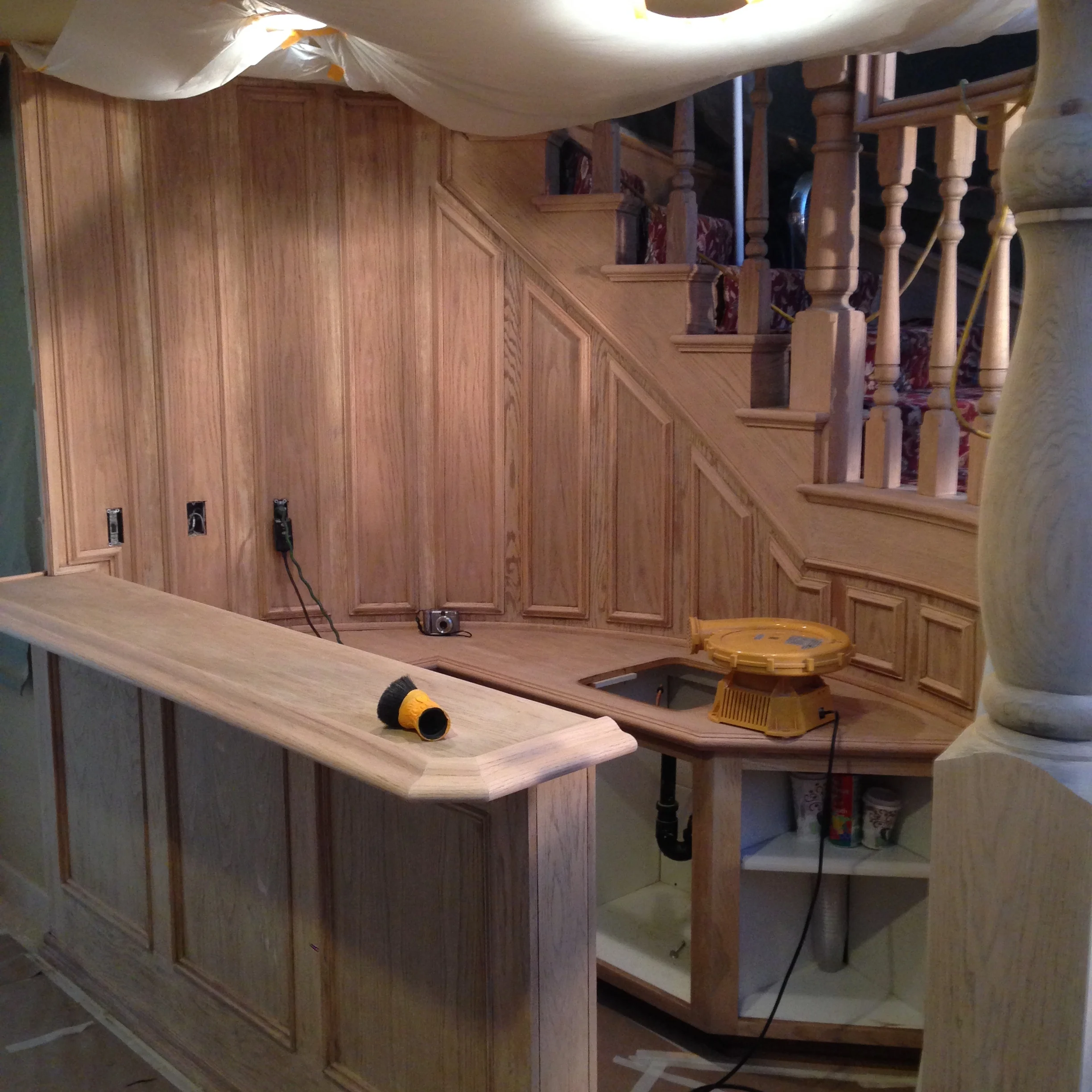 Staircase and Banister Refinish