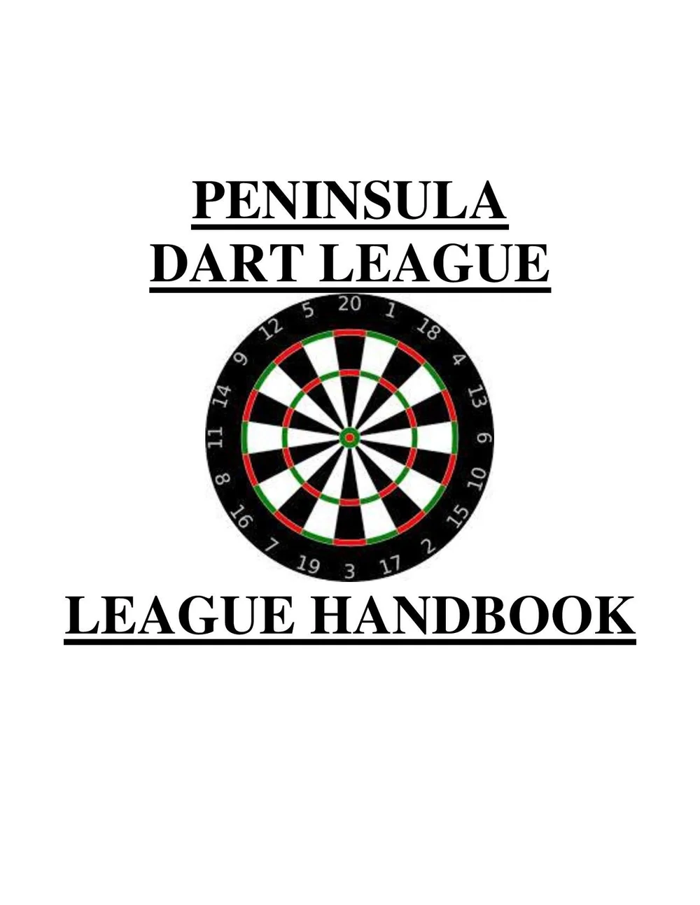 Rules — Peninsula Dart League