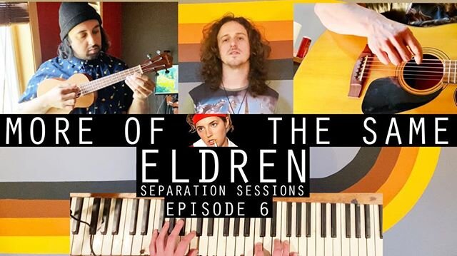 New &ldquo;Separation Session&rdquo; up on YT and IGTV! Here&rsquo;s our take on &ldquo;More of the Same&rdquo; by @carolinerosemuzak This was another intense process with all the band members on multiple instruments sending video and audio back and 