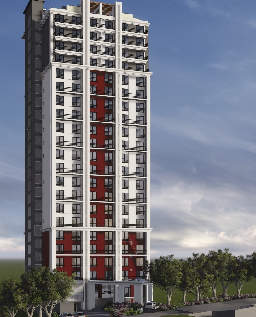 SERVICED APARTMENTS IN WESTLANDS Comprising of 109 no. units over 20 levels, ranging from studios to 2-bedroom units, this upcoming development will provide high-end serviced apartments in the busy Westlands district. Residents will have access to recreational facilities such as a pool, gym and restaurant on the rooftop and adequate parking in the 2 levels of basement. designed in a classically modern style, the development will provide high-end comfortable accommodation for the business traveller. Estimated construction value: US$ 10 million.