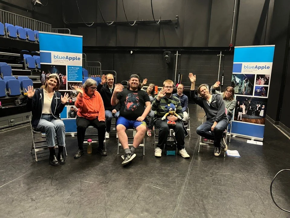 Blue Apple actors in Autism Hampshire's #AutismAwarenessWeek webinar