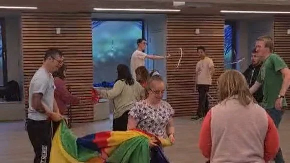 Blue Apple Dancers Break for Summer