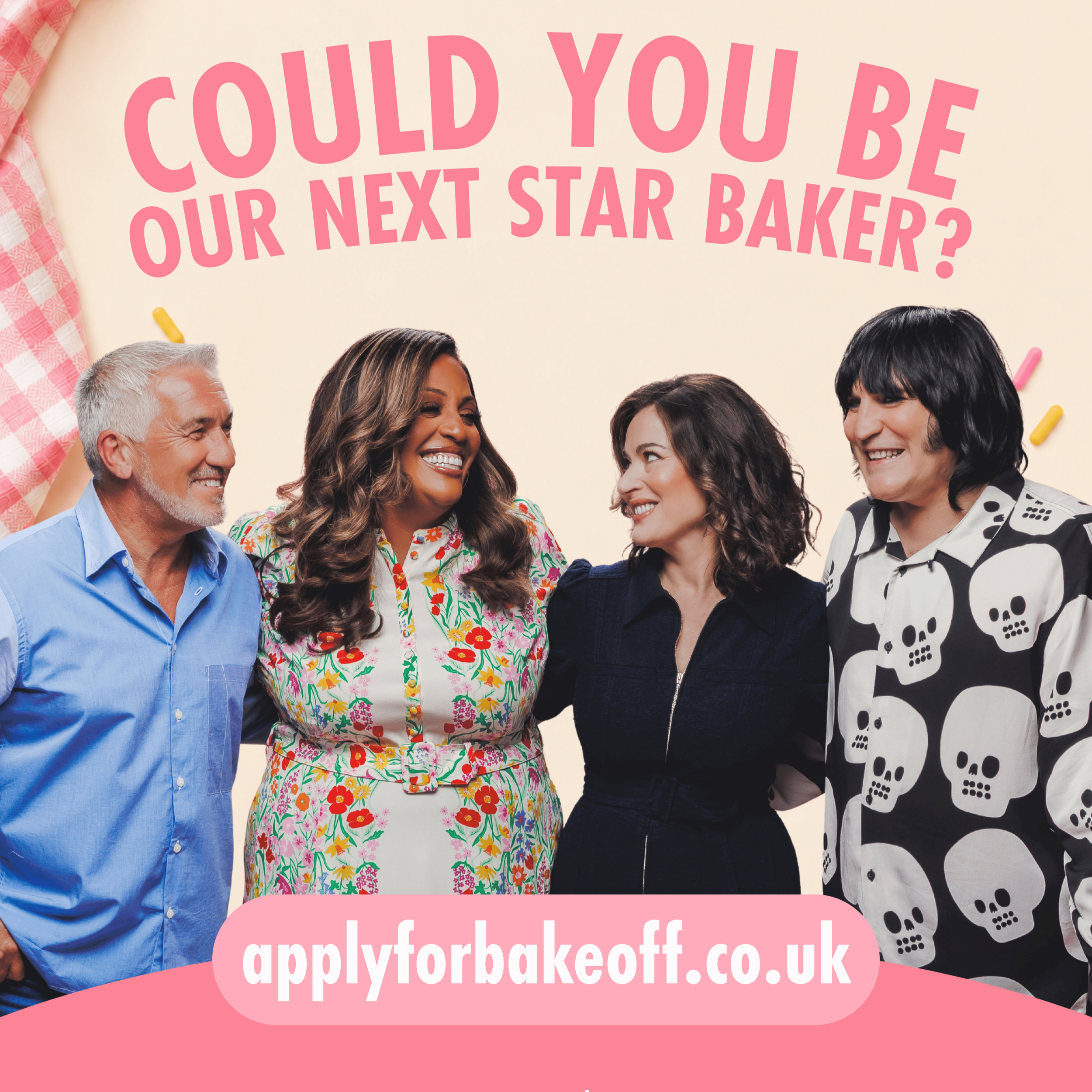 The Great British Bake Off invite applications from our performers