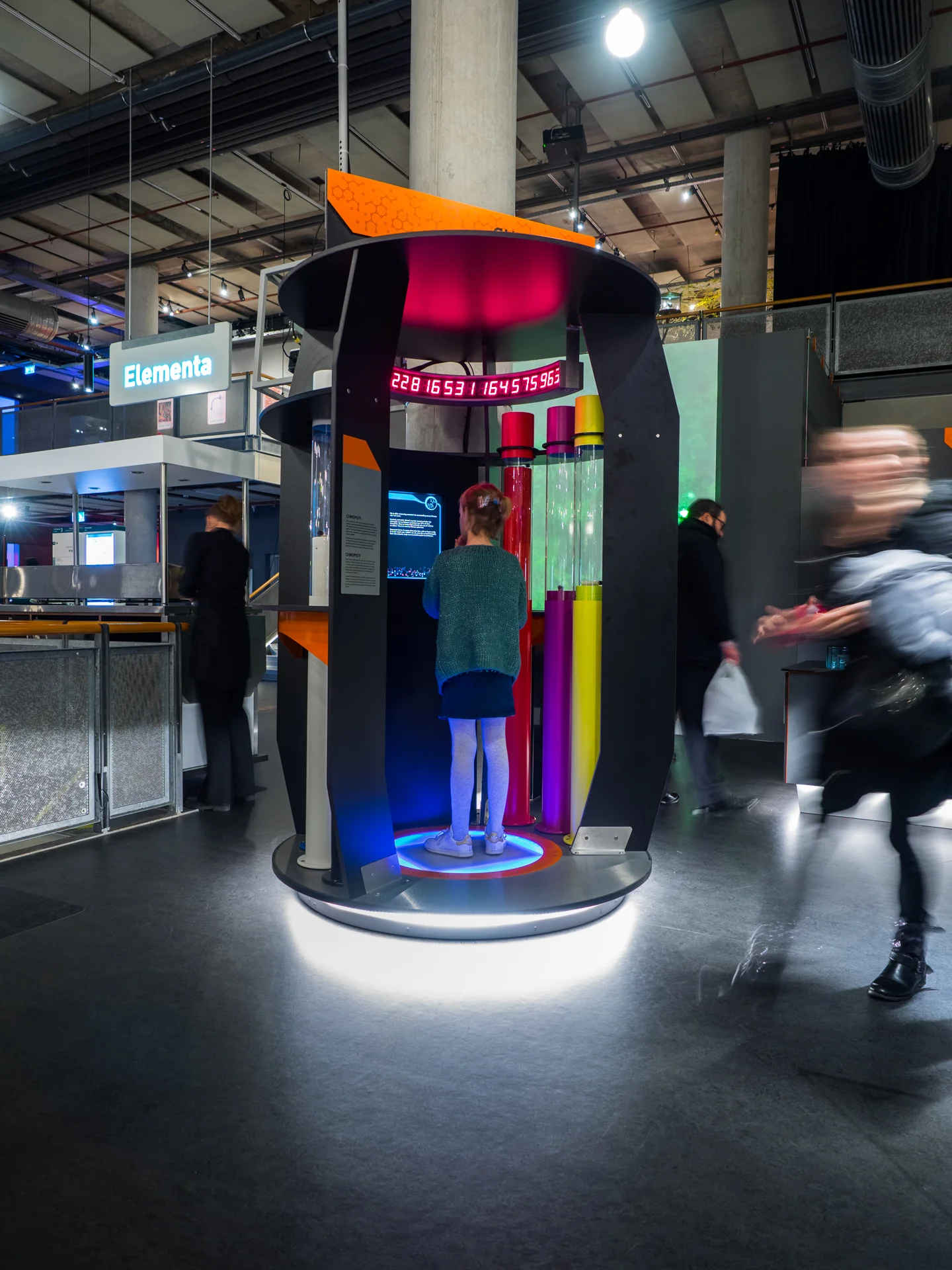  In this exhibit my role was implementing the style of the exhibition on to the old exhibit (Materials, colors, lightning, text panels etc…)  (Photo by  Archimedes Exhibitions ) 