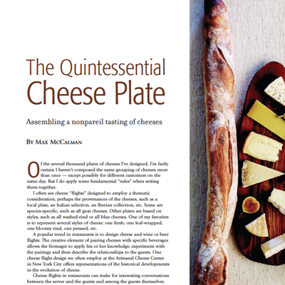 The Quintessential Cheese Plate