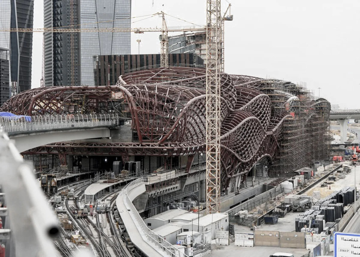 KAFD Metro Station, Riyadh, KSA