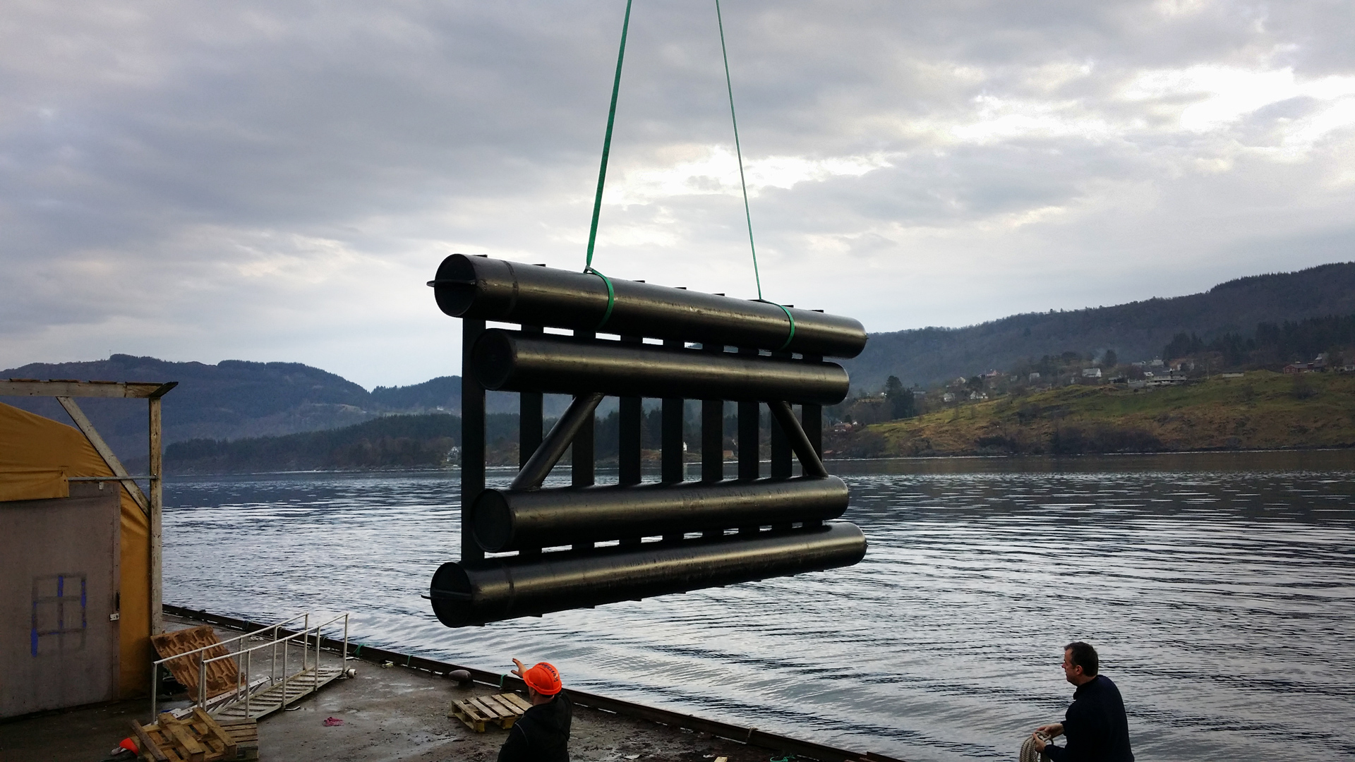 Et av mange oppdriftsprodukt i plast produsert for kunder nasjonalt og internasjonalt.