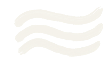 Four wavy beige lines on a black background