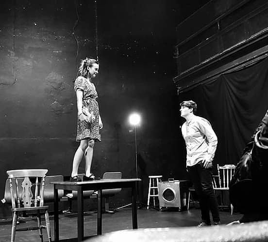 Thanks to everyone who participated in or came along to support our event Saturday night in celebration of some of Limerick's finest playwrights. Here's one image of James Corr and Rachel Griffin from Mike Finn's Pigtown. More images to follow.
#celebratinglimericksplaywrights #thegaff #limerickartists #limerickwriters #limerickarts