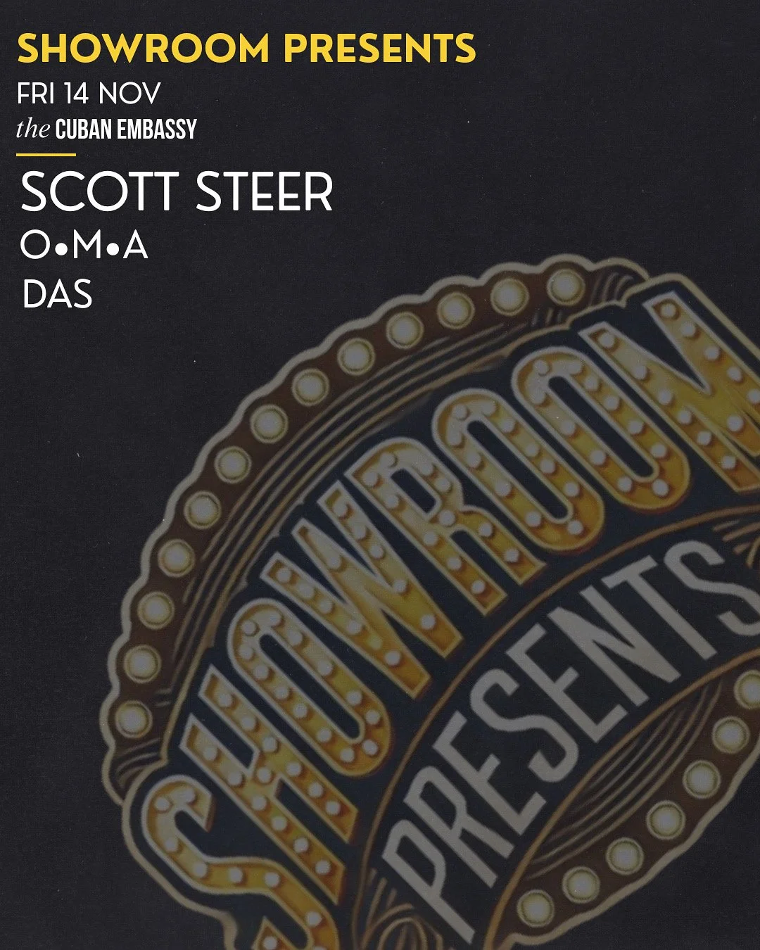 Showroom Presents - Scott Steer: November 14th