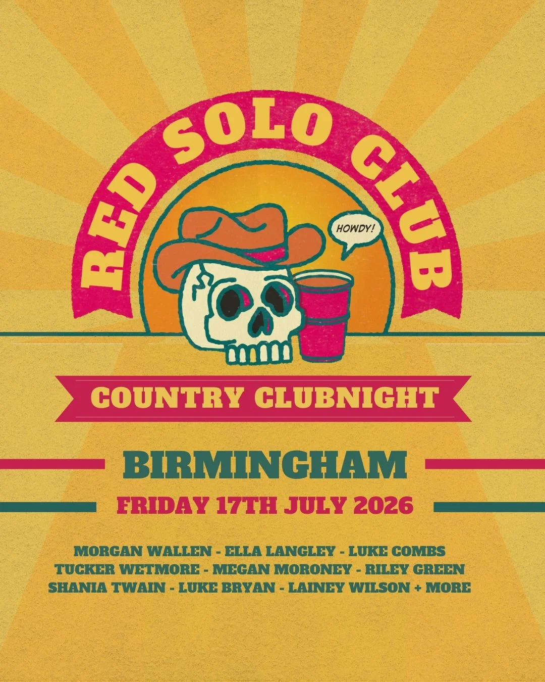 Red Solo Country Clubnight