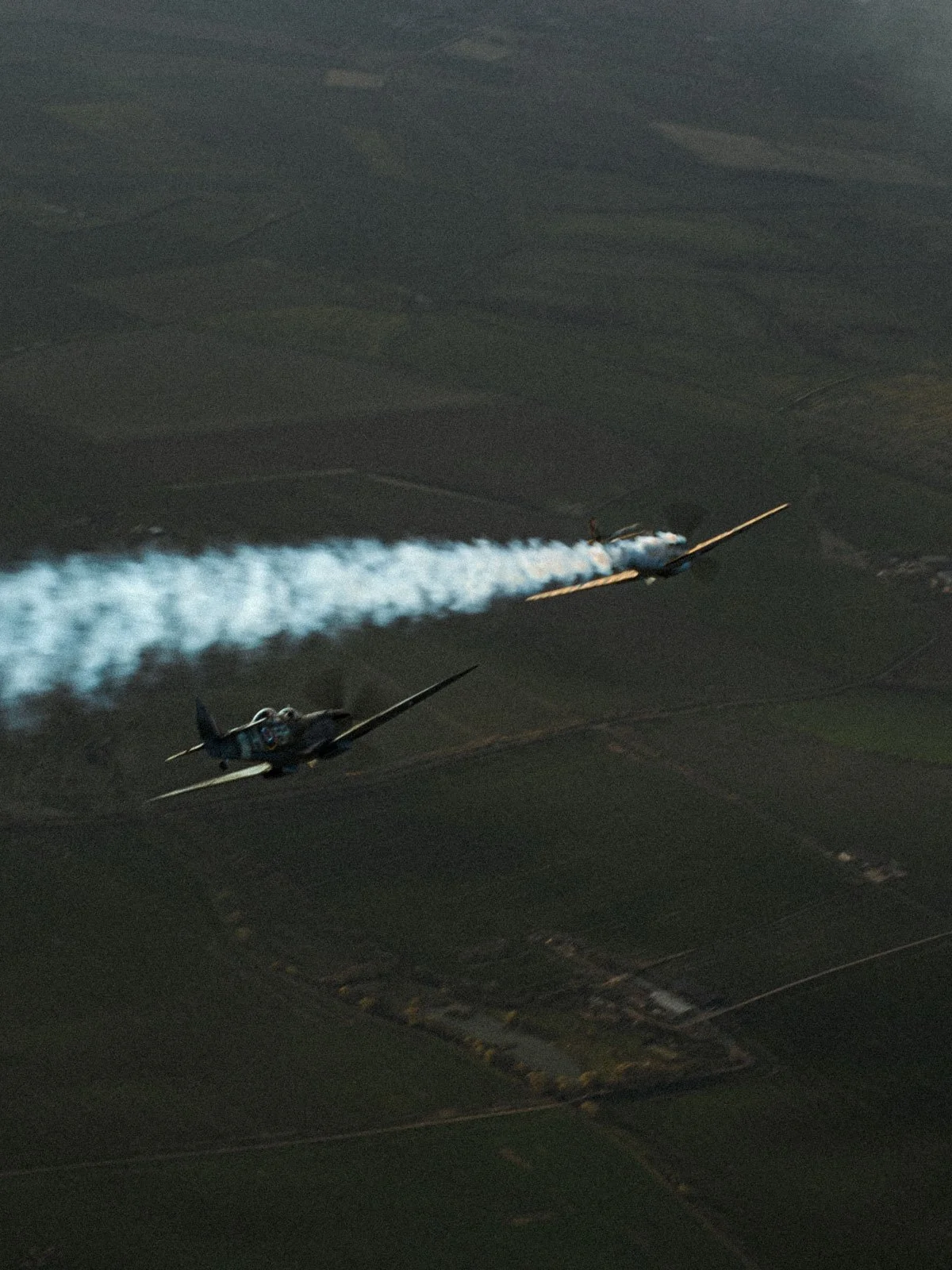 Hispano Aviación Buchón as Messerschmitt Bf-109 Yellow 10 Aerial Collective tail-chase experience.