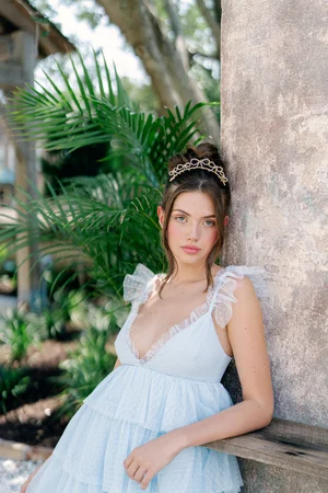 Bridal Tiara from Emma Katzka - Lia Lia — Emma Katzka | bohemian + glamorous bridal accessories main image 3