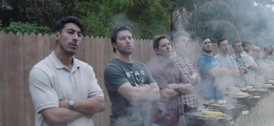 Gillette, Men BBQing.png