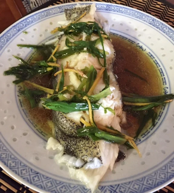 Daisy's Steamed Fish with Ginger Scallion Sauce