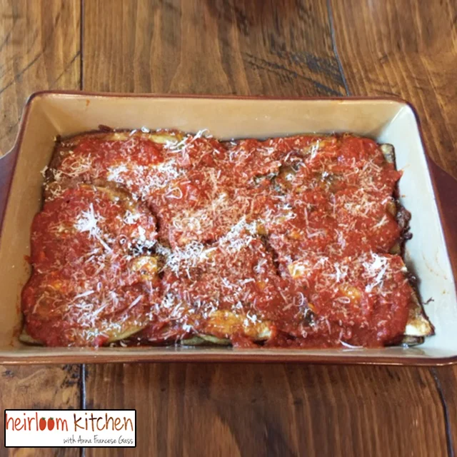 Sunday Supper: Eggplant Parmigiana