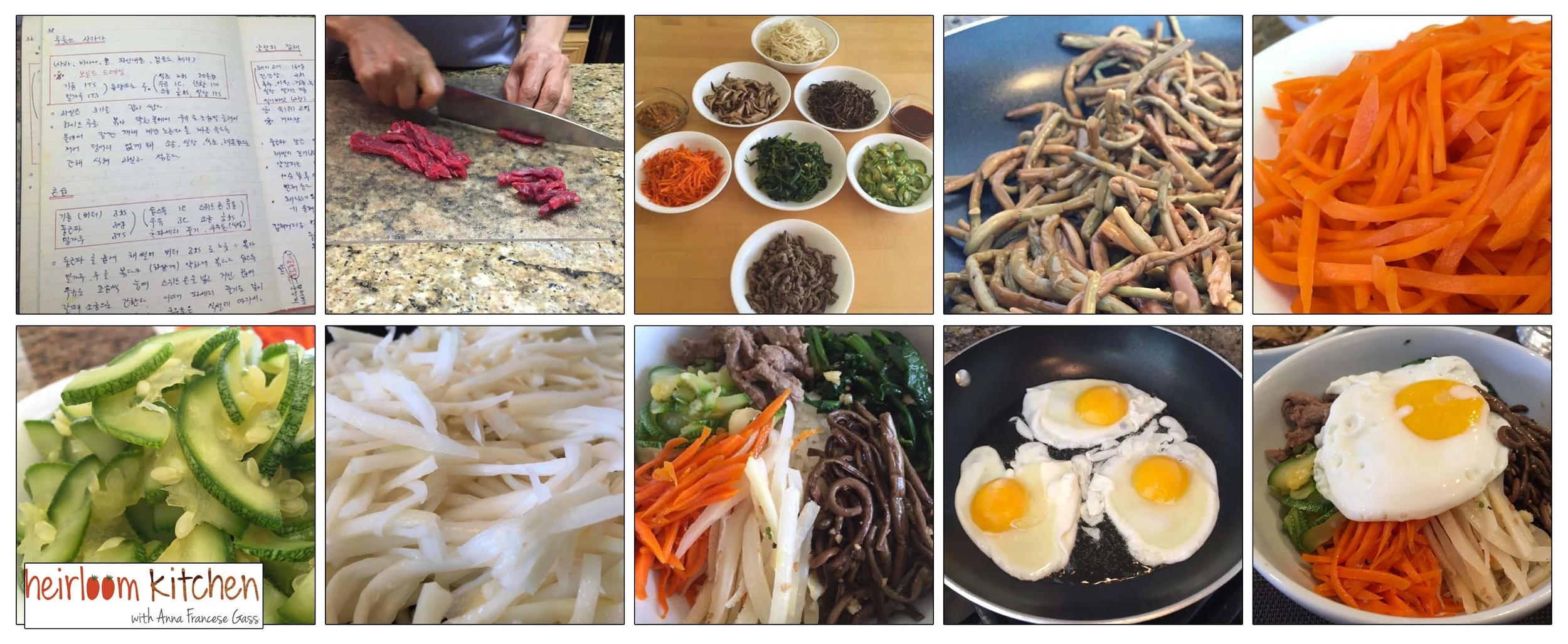 BIBIMBAP, Step By Step.