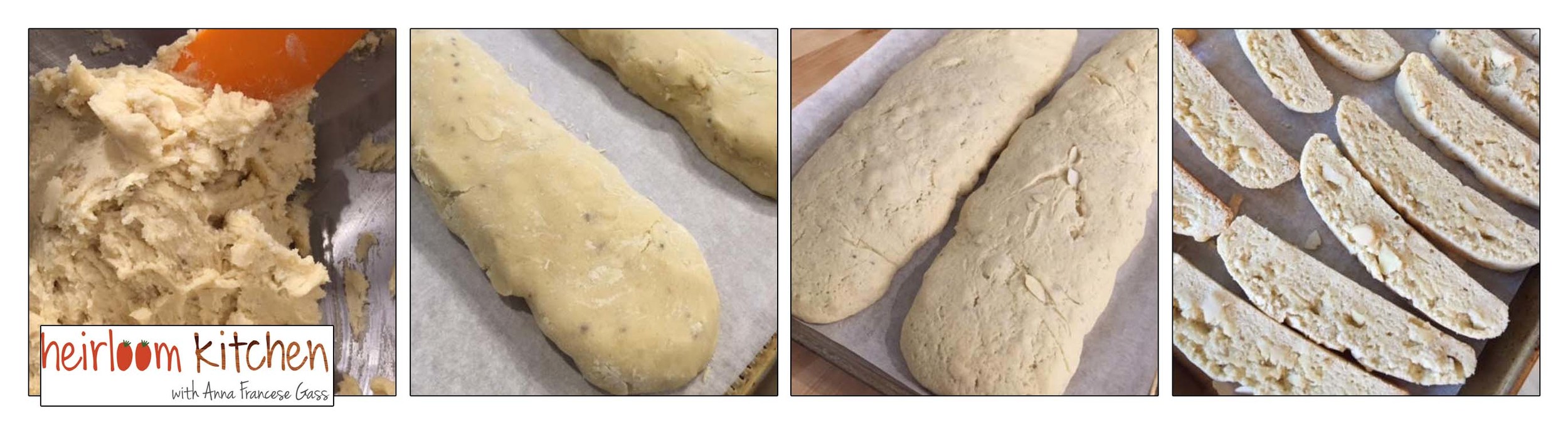 BISCOTTI, STEP BY STEP.
