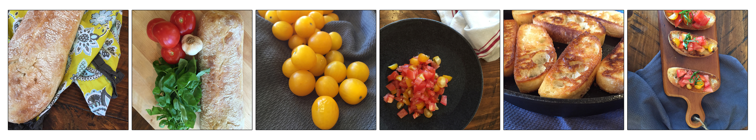 Bruschetta, STEP BY STEP