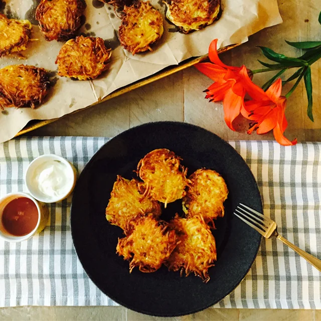 From Nonna's Kitchen: Mimi Jo's Crispy Potato Latkes
