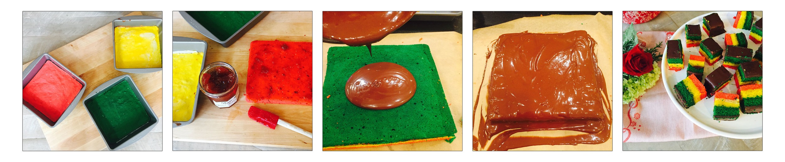 TRICOLOR COOKIES, STEP BY STEP.