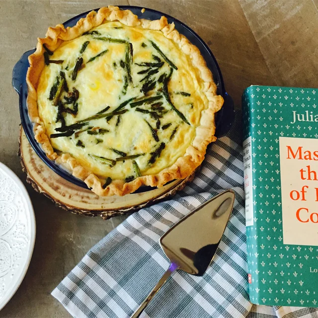 New Year's Day Goat Cheese Quiche