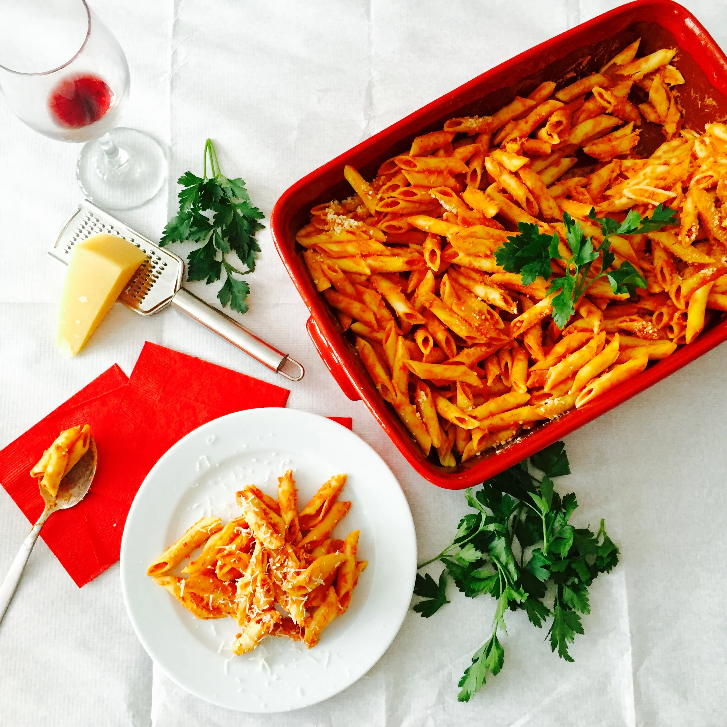 INA'S Nick And Toni’s Penne Alla Vecchia Bettola