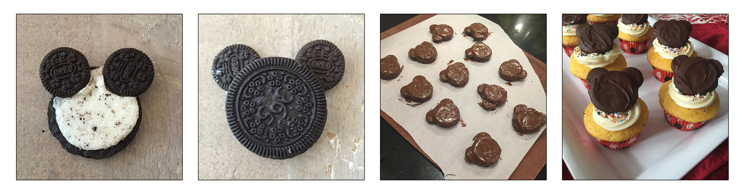 super mom mickey mouse cupcakes, step by step.