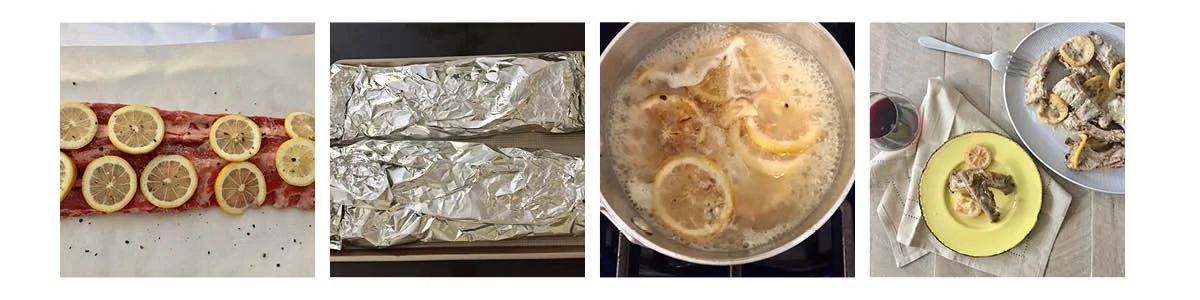 oven baked baby back ribs, step by step.