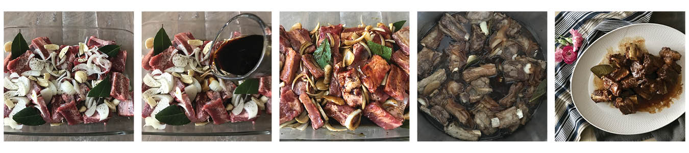 Pork Adobo, Step by Step.