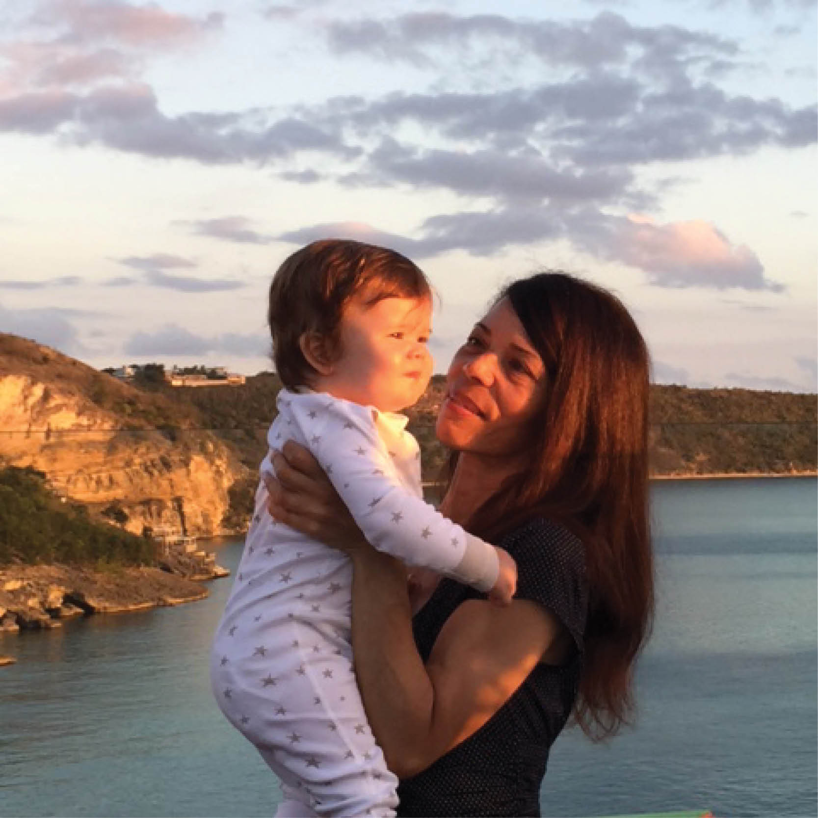 Nikki and her grandson, Theodore.