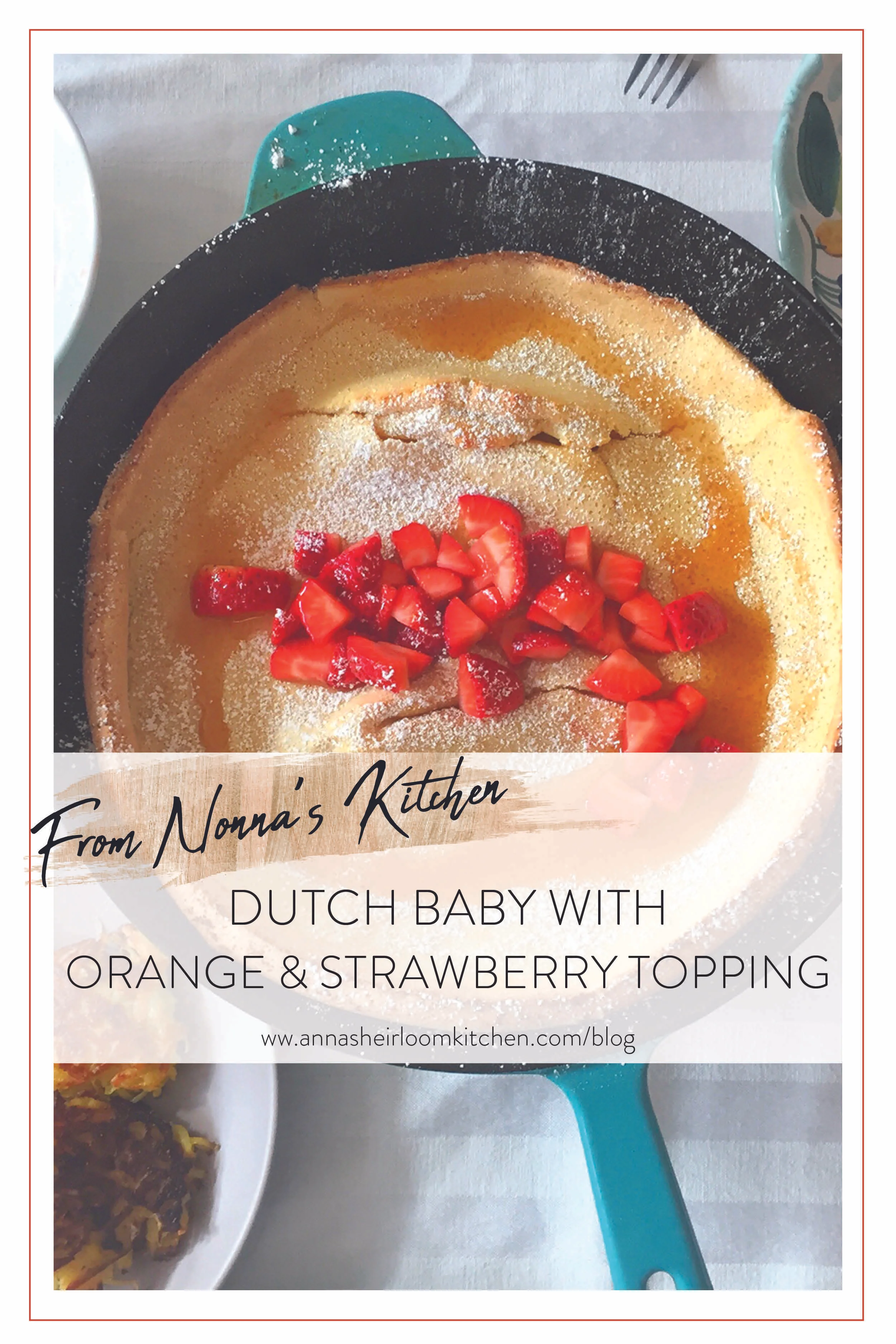 DUTCH-BABY-PANCAKE-SUNDAY-BRUNCH-RECIPE-ORANGE-STRAWBERRY-TOPPING