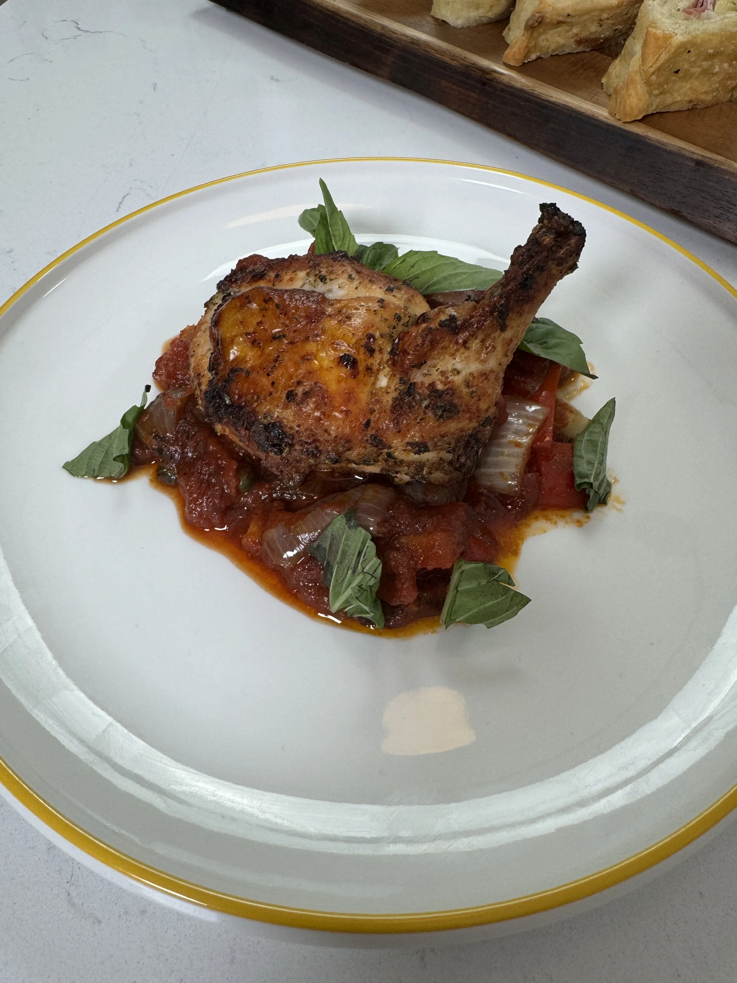 instant italian! Sheet-pan Chicken Cacciatore