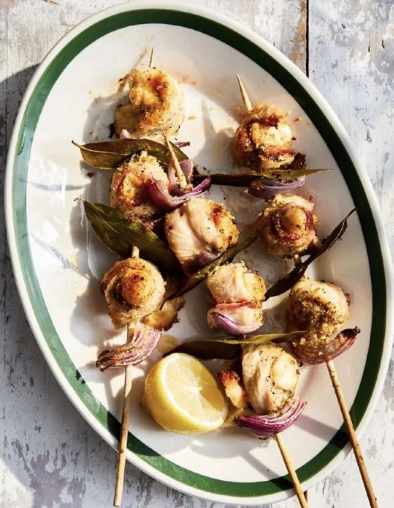 instant italian! chicken skewers 