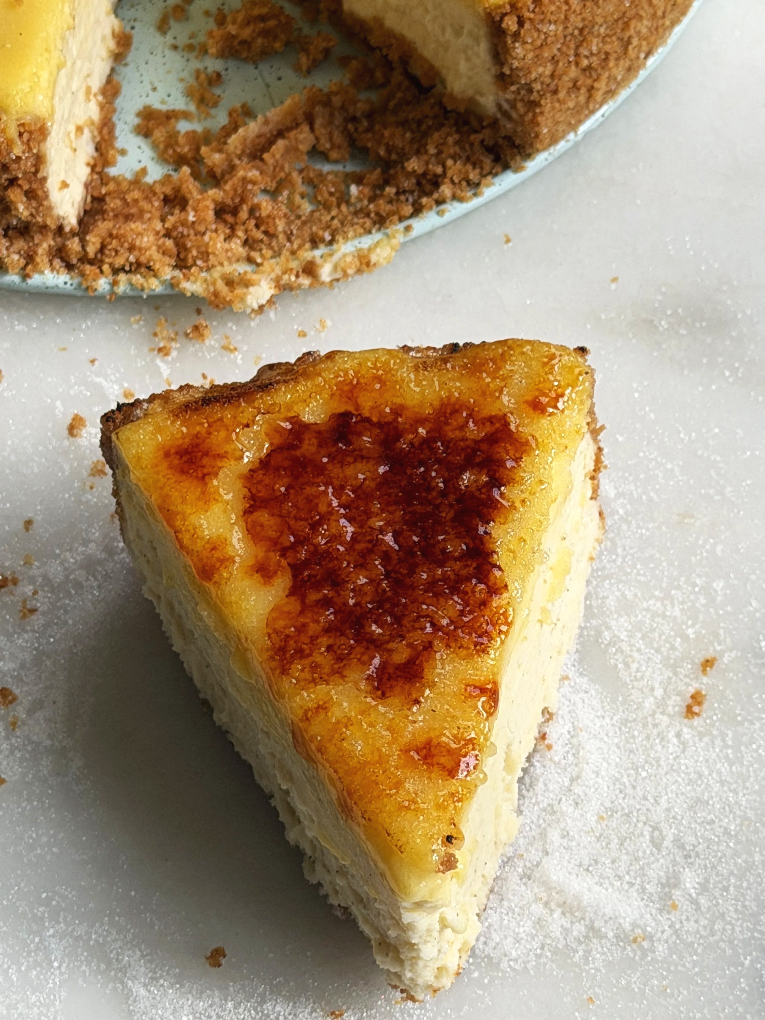 creme brûlée cheesecake