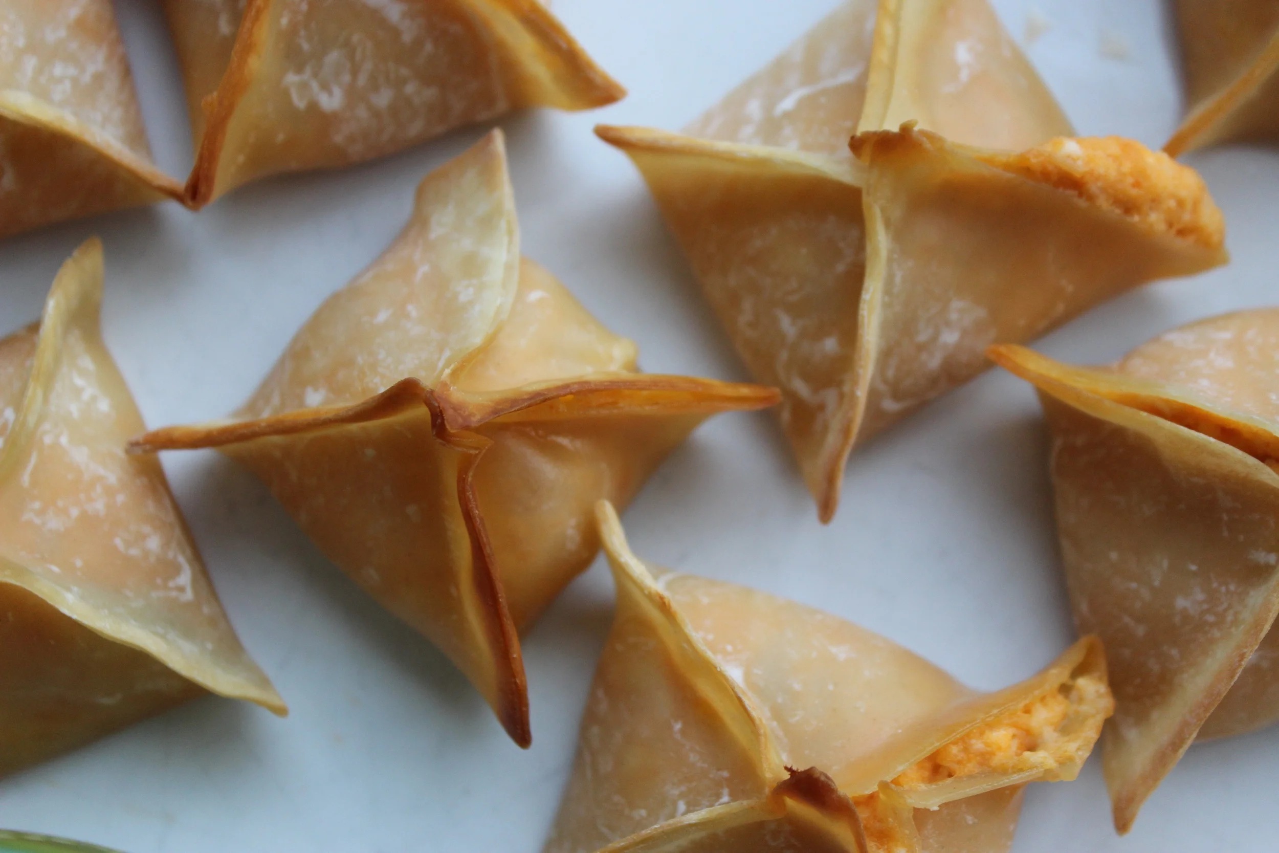 BUFFALO CHICKEN WONTON BITES — Inside Kate's Kitchen