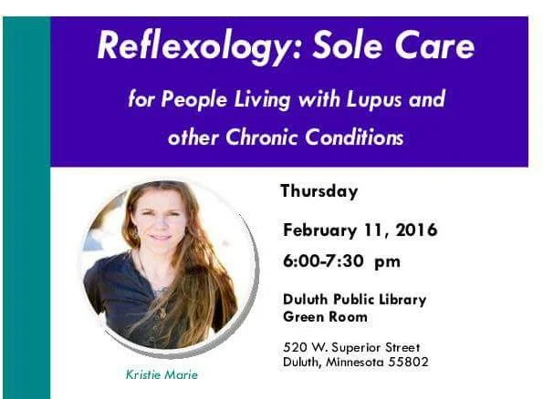 Reflexology: Sole Care, for people living with Lupus and other chronic conditions