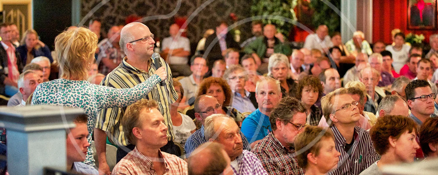 Informatie-avonden voor projecten van Rijkswaterstaat, interactieve wijkbijeenkomsten en kick-offs