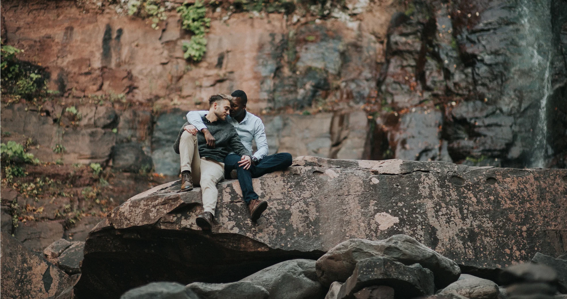 Catskills Engagement // Kaaterskill Falls 