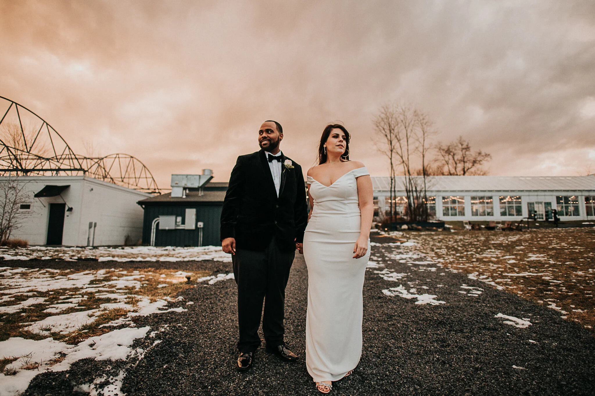 Winter Greenhouse Wedding at Audrey's Farmhouse   //  The Catskills