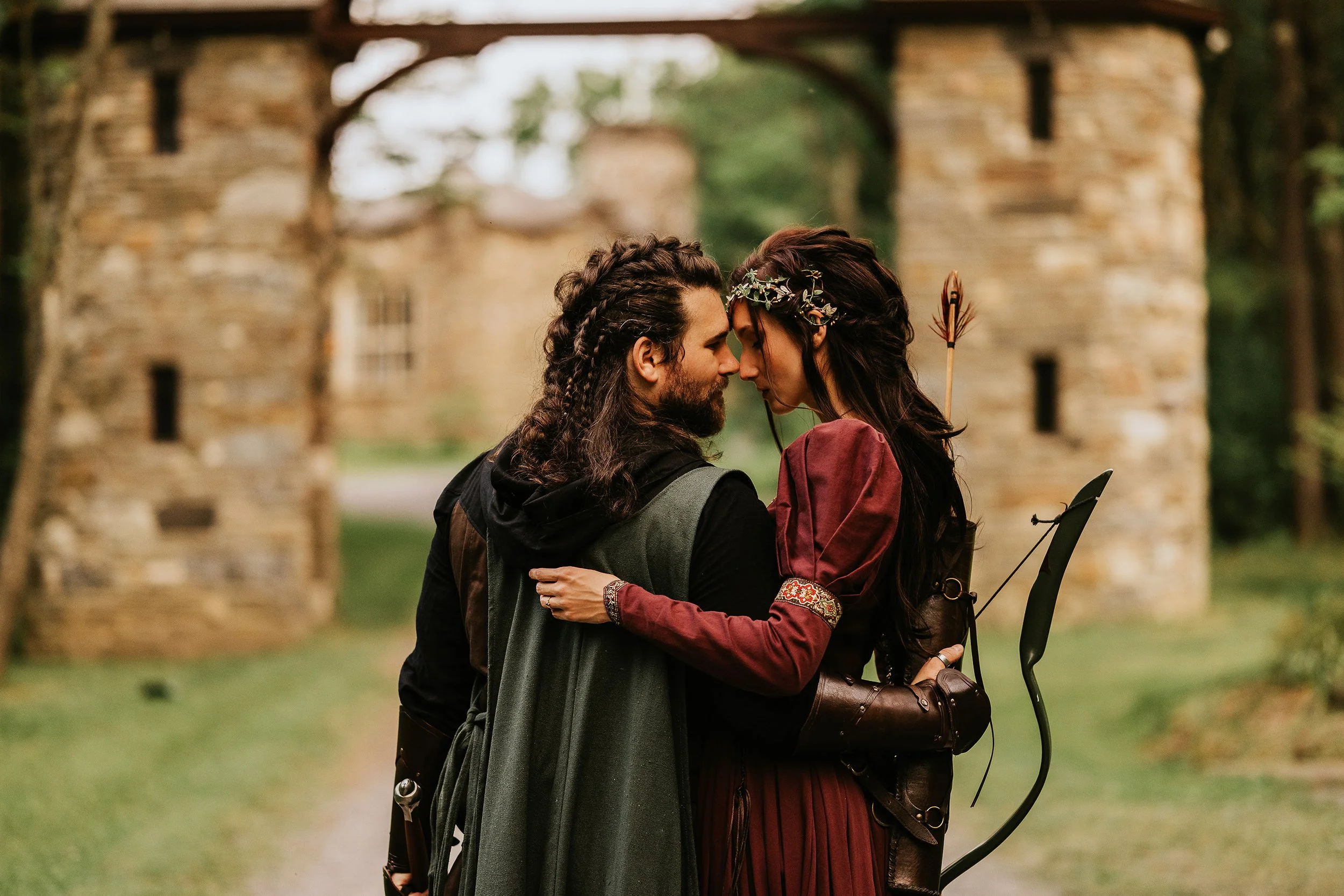 Medieval Engagement Session // Hudson Valley New York