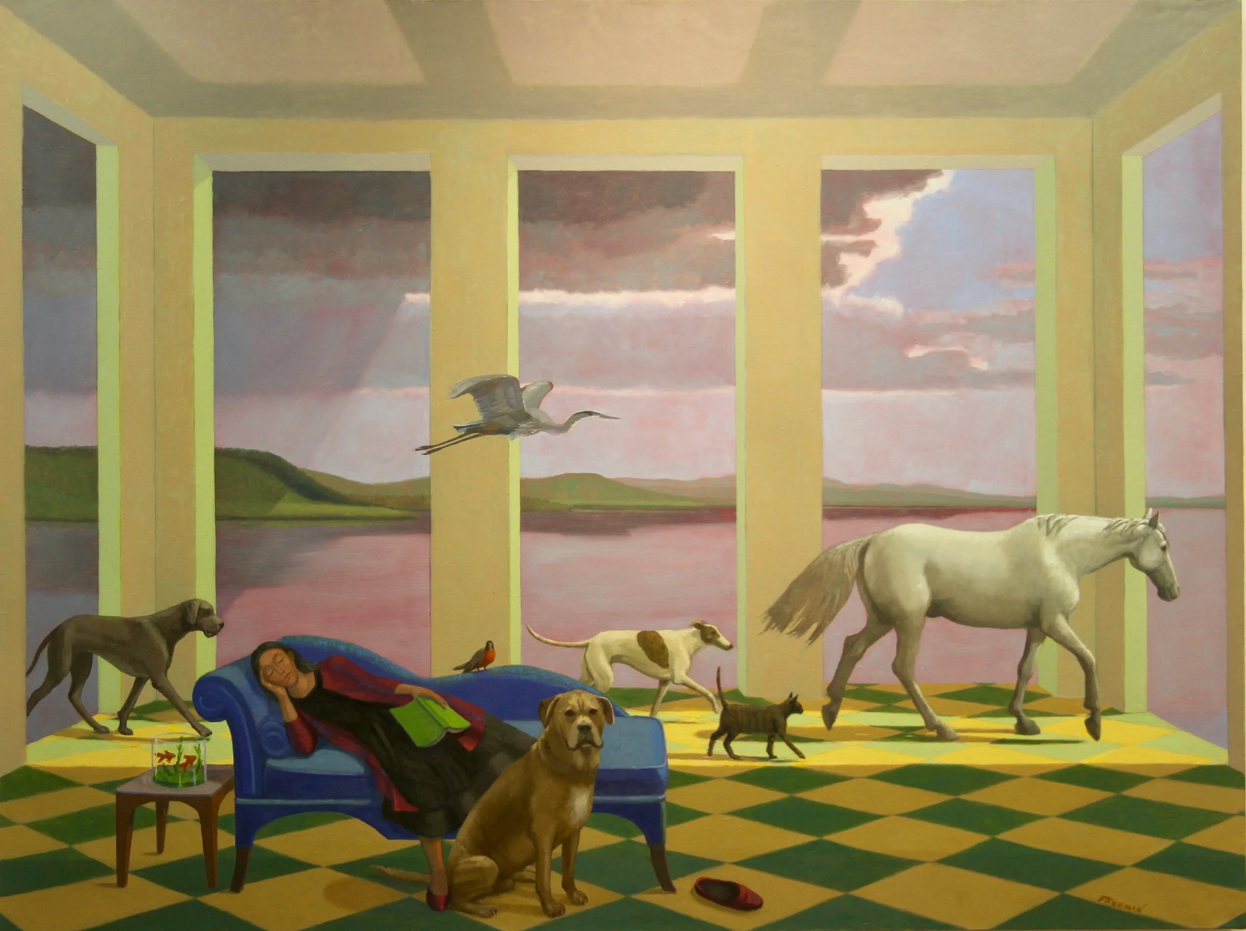 "We are just passing through like the river