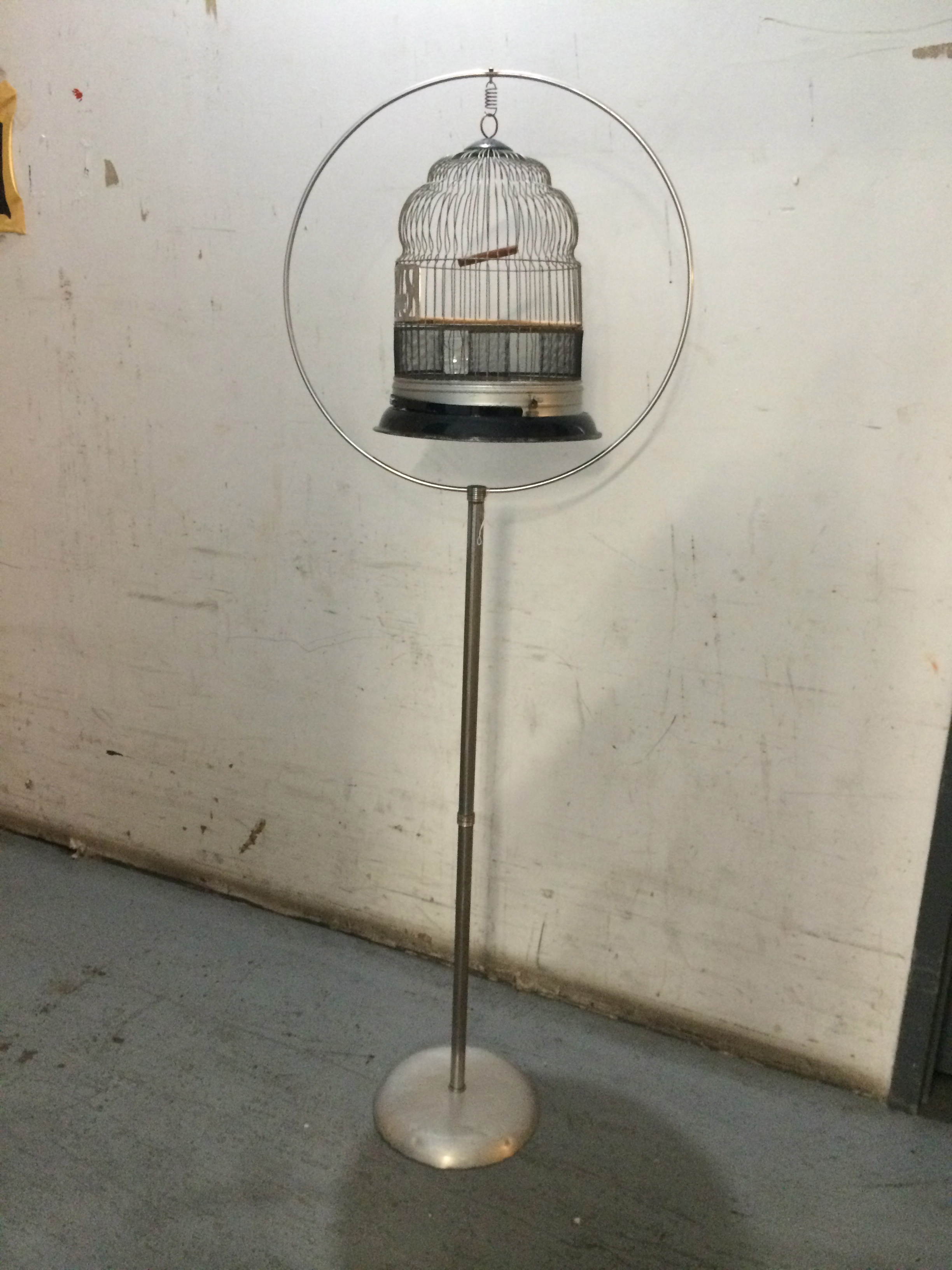 Bird Cage On Floor Stand