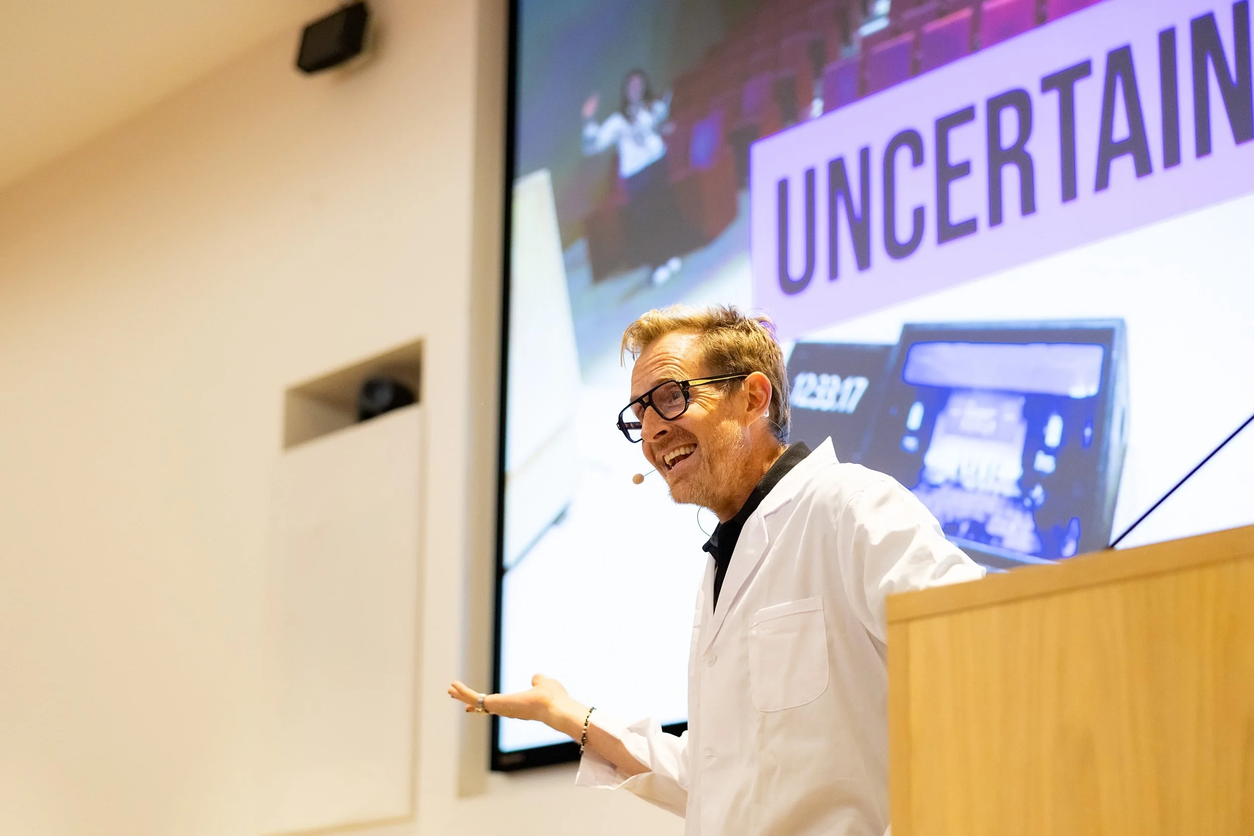   Embracing uncertainty    Find out more  