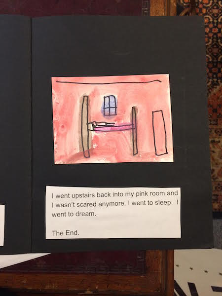 The last page of "The Spooky Night" by L.D.M.K.