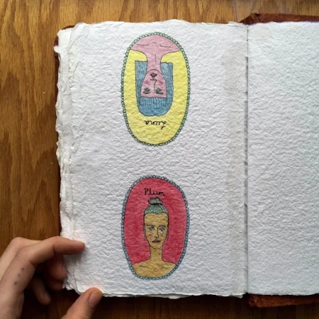 Some small drawings I did in my personal art journal while at Buxton.