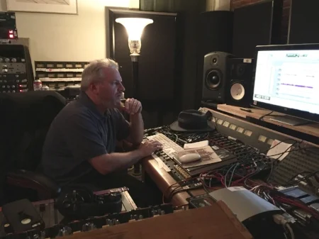 Kenny Siegal in the control room at Old Soul Studios.