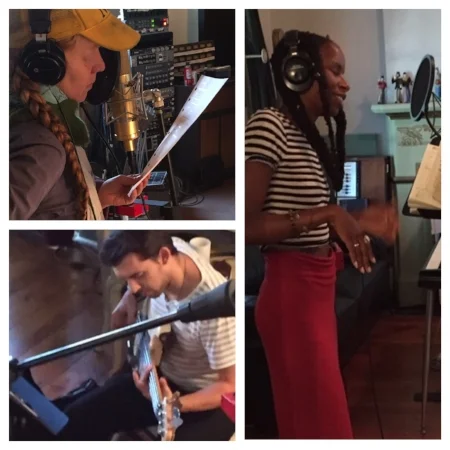 Maze, Lady Moon and Brandon Morrison contributing their extraordinary talents to my music.